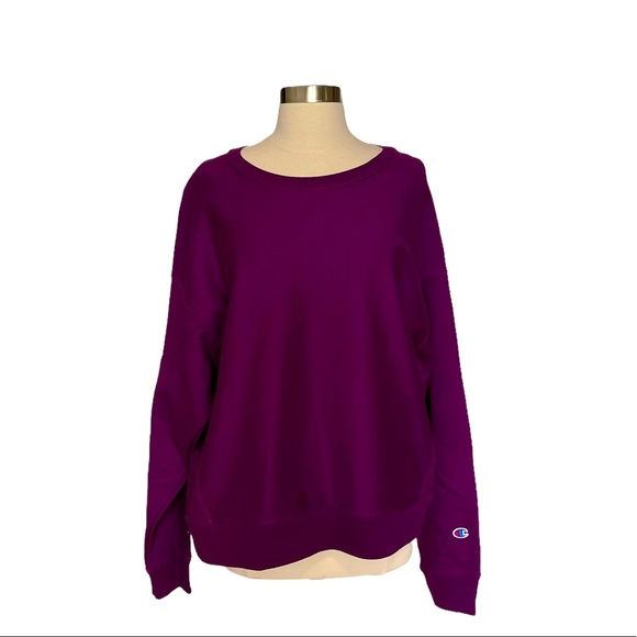 Champion Sweater Size 2X Purple in Color New without Tags - Picture 1 of 5